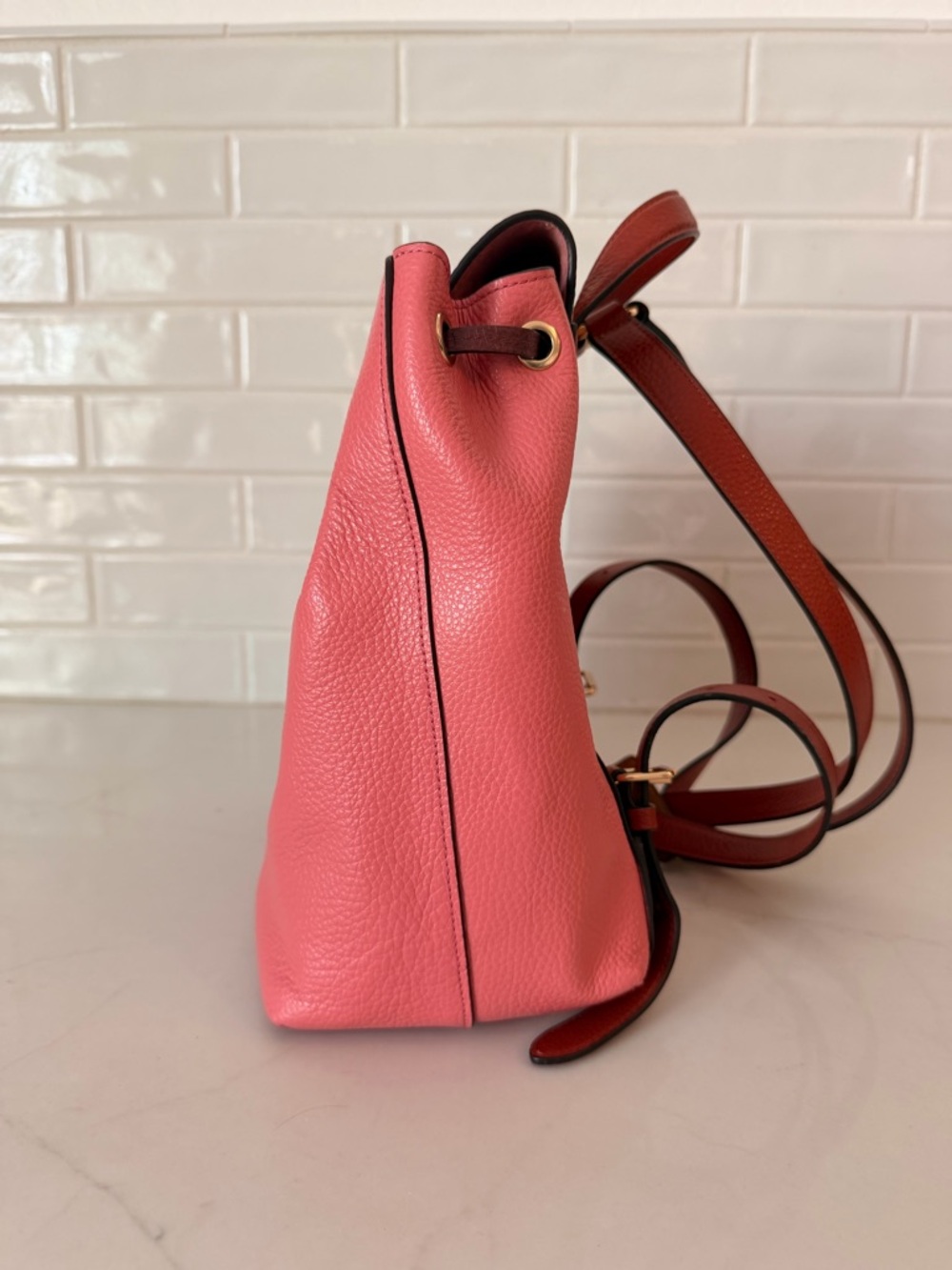 Coach Kleo Backpack in Colorblock Pebble Leather - Picture 3 of 12